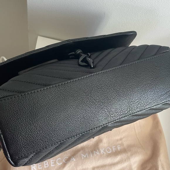 Rebecca Minkoff Edie Shoulder Bag, Black - Picture 10 of 16